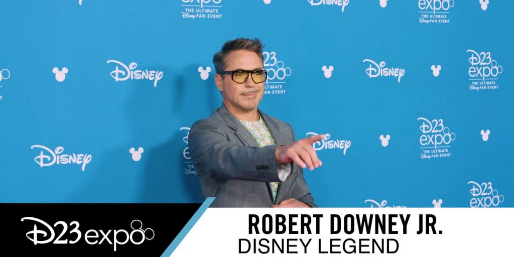 Disney Legend Robert Downey Jr. at D23 Expo of Disney