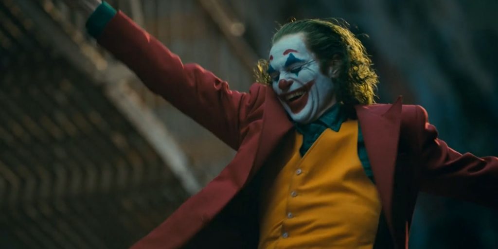 Joaquin Phoenix's Joker laughing and dancing scene