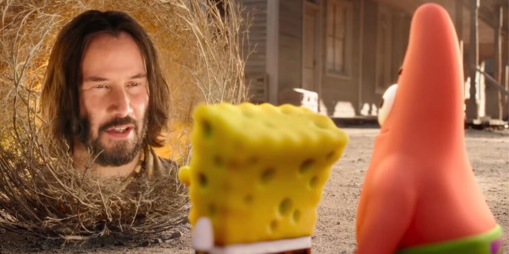 keanu reeves in spongebob movie