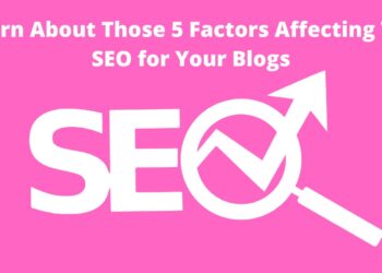 Learn About Those 5 Factors Affecting The SEO for Your Blogs
