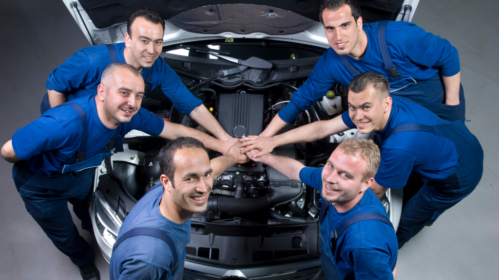 A group of mechanics